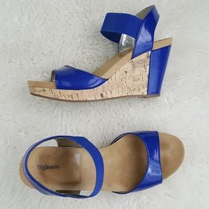 Open Toe Wedge SHANNA Shoes Sz 8